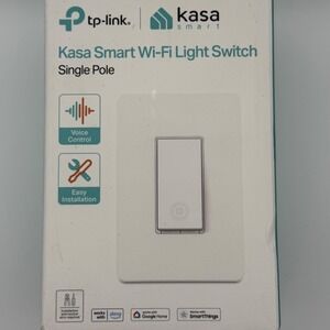 TP‎ Link Kasa Smart Wi Fi Light Switch Single Pole Voice Control Easy Install